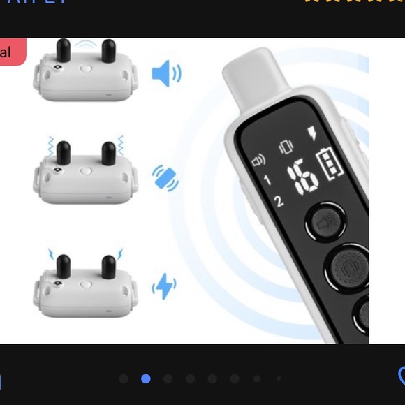 PAT PET REMOTE TRAINING COLLAR - GRAY - Picture 3 of 8